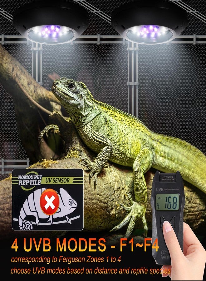 REPTITRIP LED UVB Light for Reptiles, 8W UVA UVB Lamp - Timer Switch, Adjustable Brightness, Ferguson Zones 1-4, Energy-Efficient, UVI Lamp for Bearded Dragons, Chameleon, Lizard, Snake, Non-Heating Equipment - Image 5